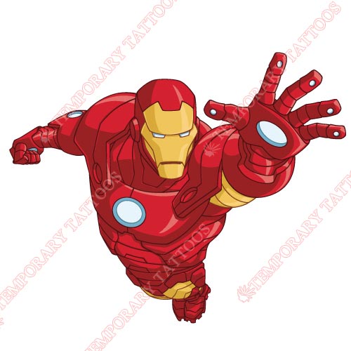 Iron Man Customize Temporary Tattoos Stickers NO.196